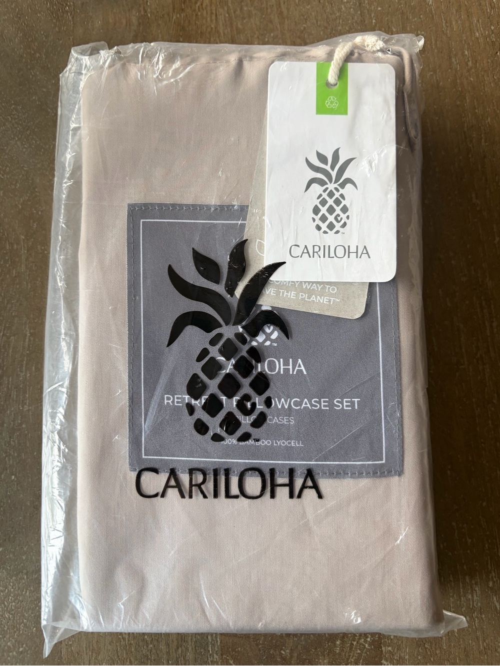 Cariloha Retreat 2-Piece Sateen Pillowcase Set Coastal Gray |King Breathable NWT - Picture 6 of 10